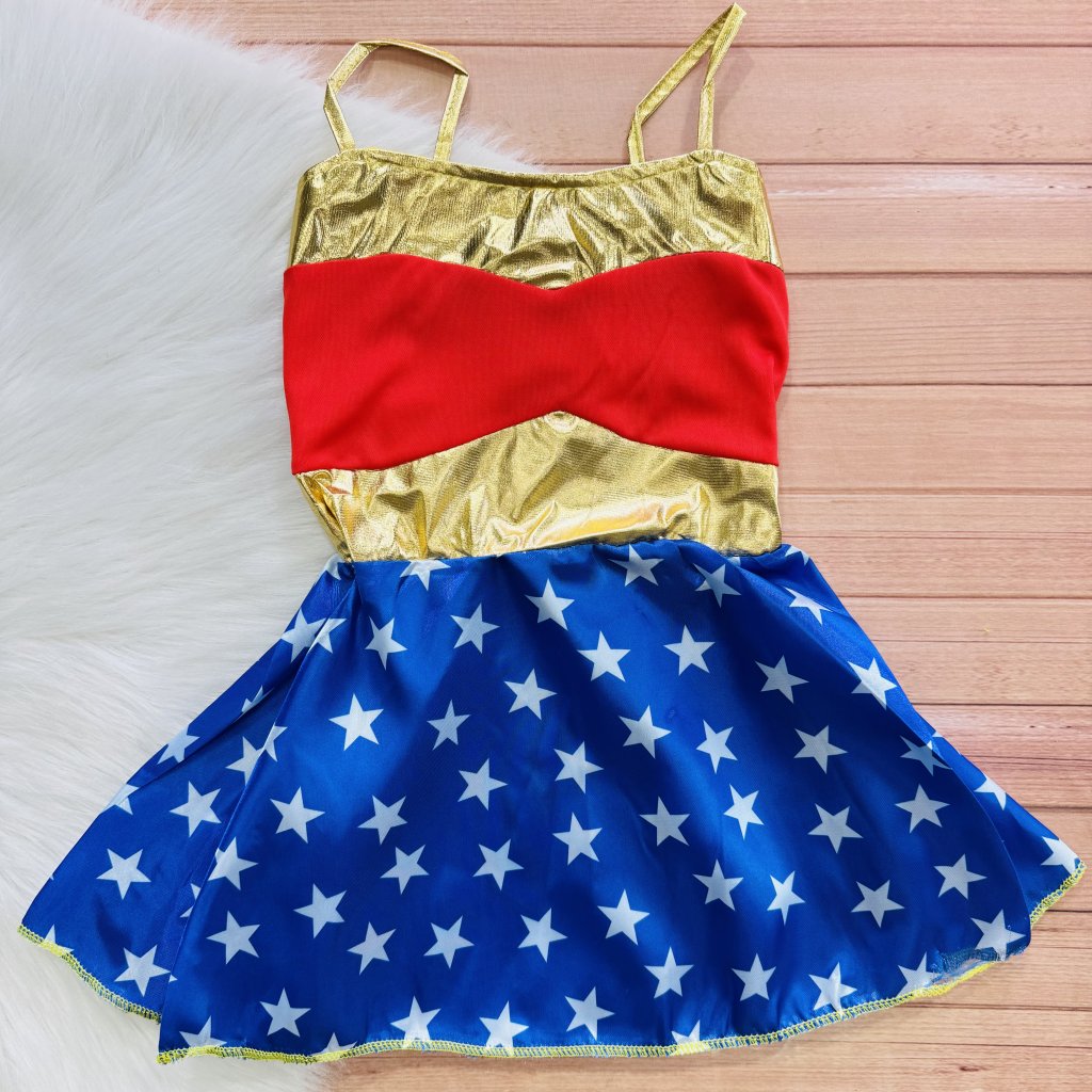 Fantasia Mulher Maravilha 6 a 8 anos