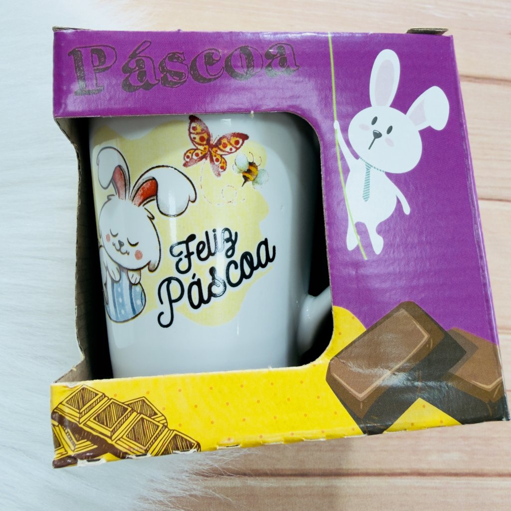 Caneca Porcelana Páscoa 