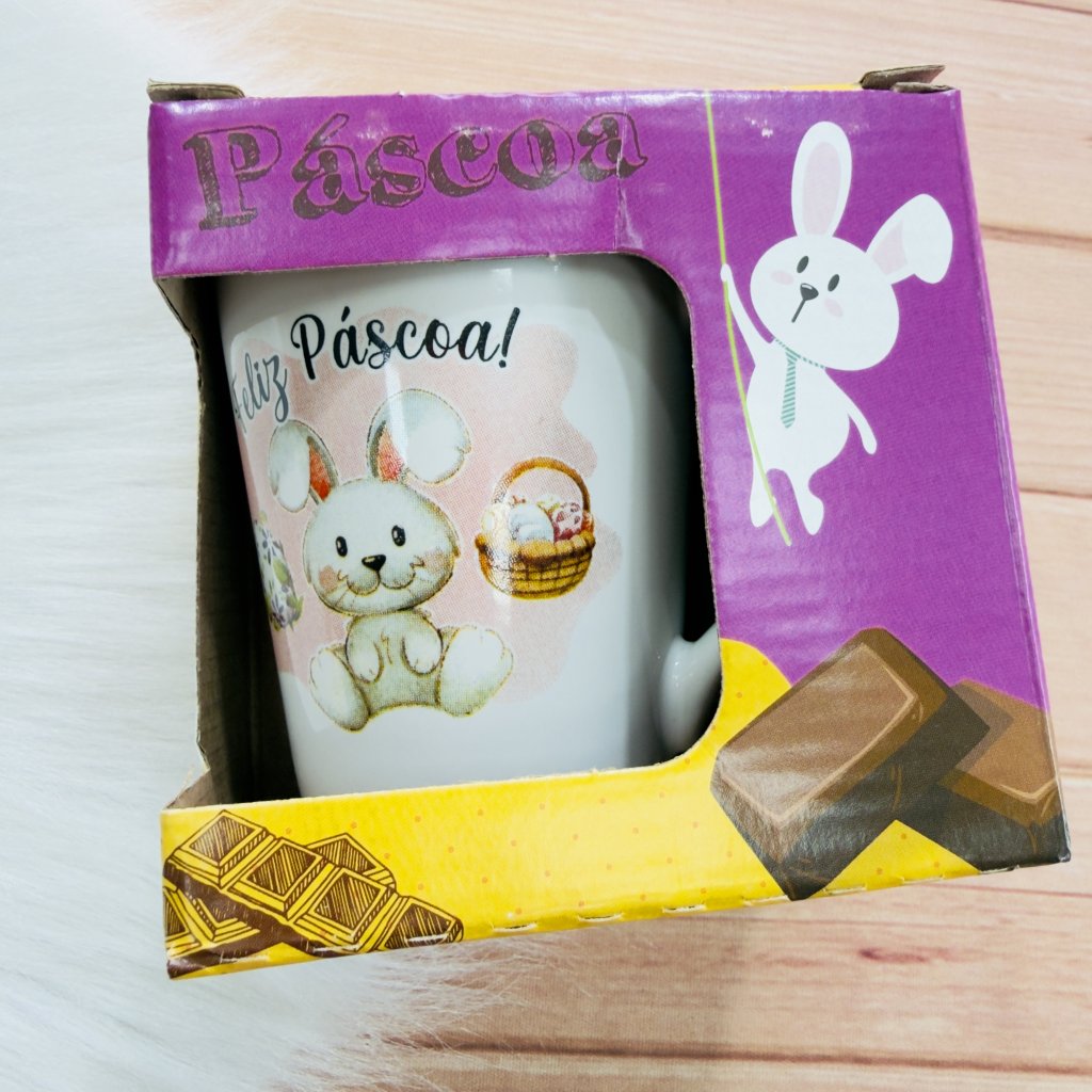Caneca Porcelana Páscoa 