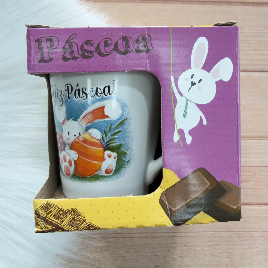 Caneca Porcelana Páscoa 