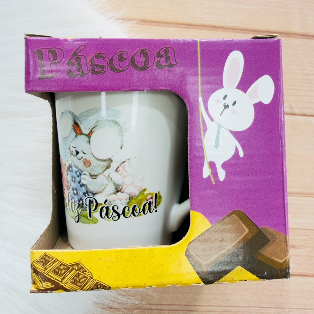 Caneca Porcelana Páscoa 