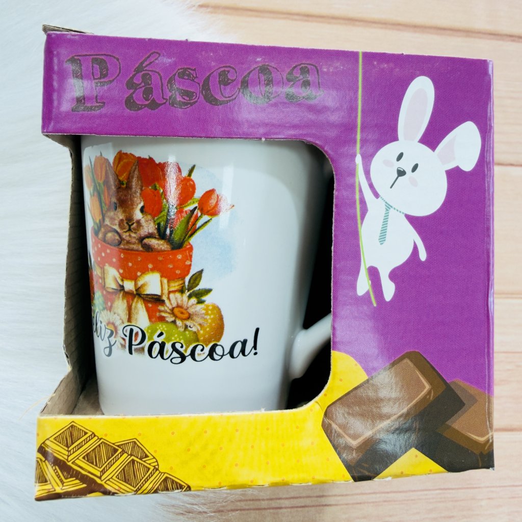 Caneca Porcelana Páscoa 