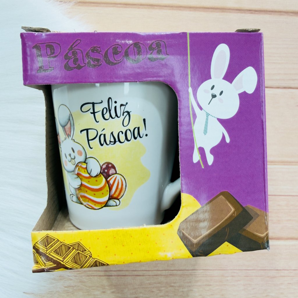 Caneca Porcelana Páscoa 