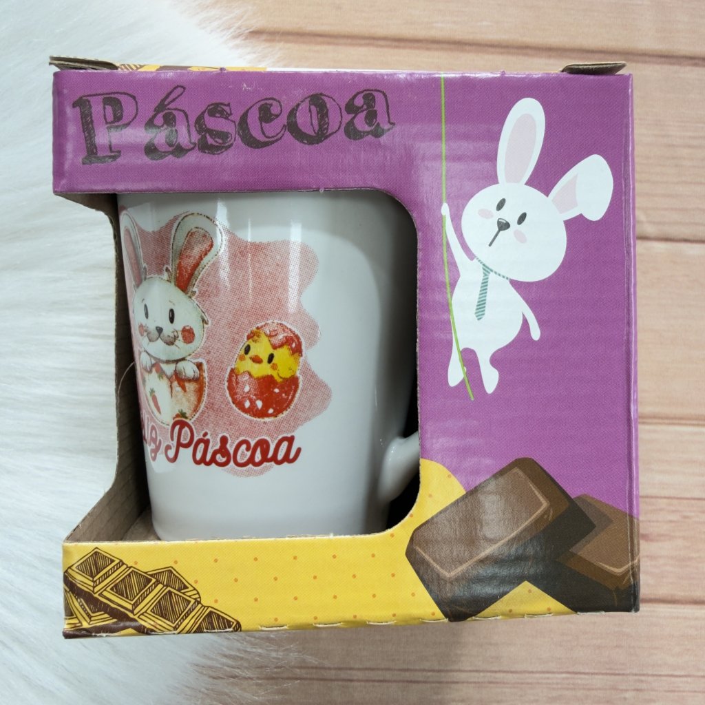 Caneca Porcelana Páscoa 