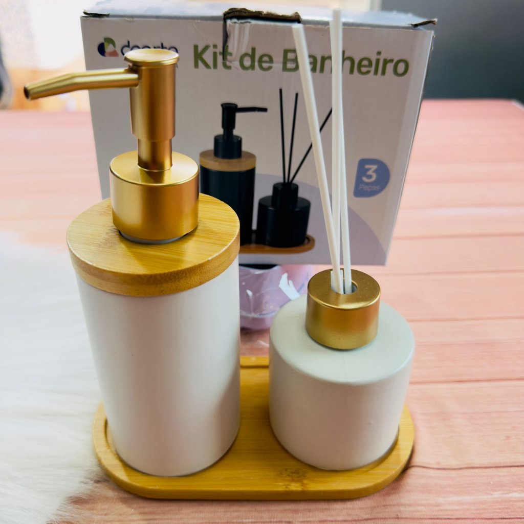 Kit Banheiro Porcelana