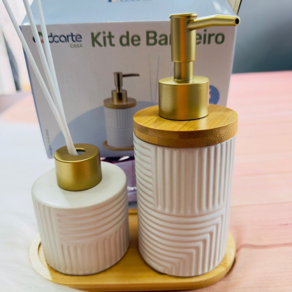 Kit Banheiro Porcelana