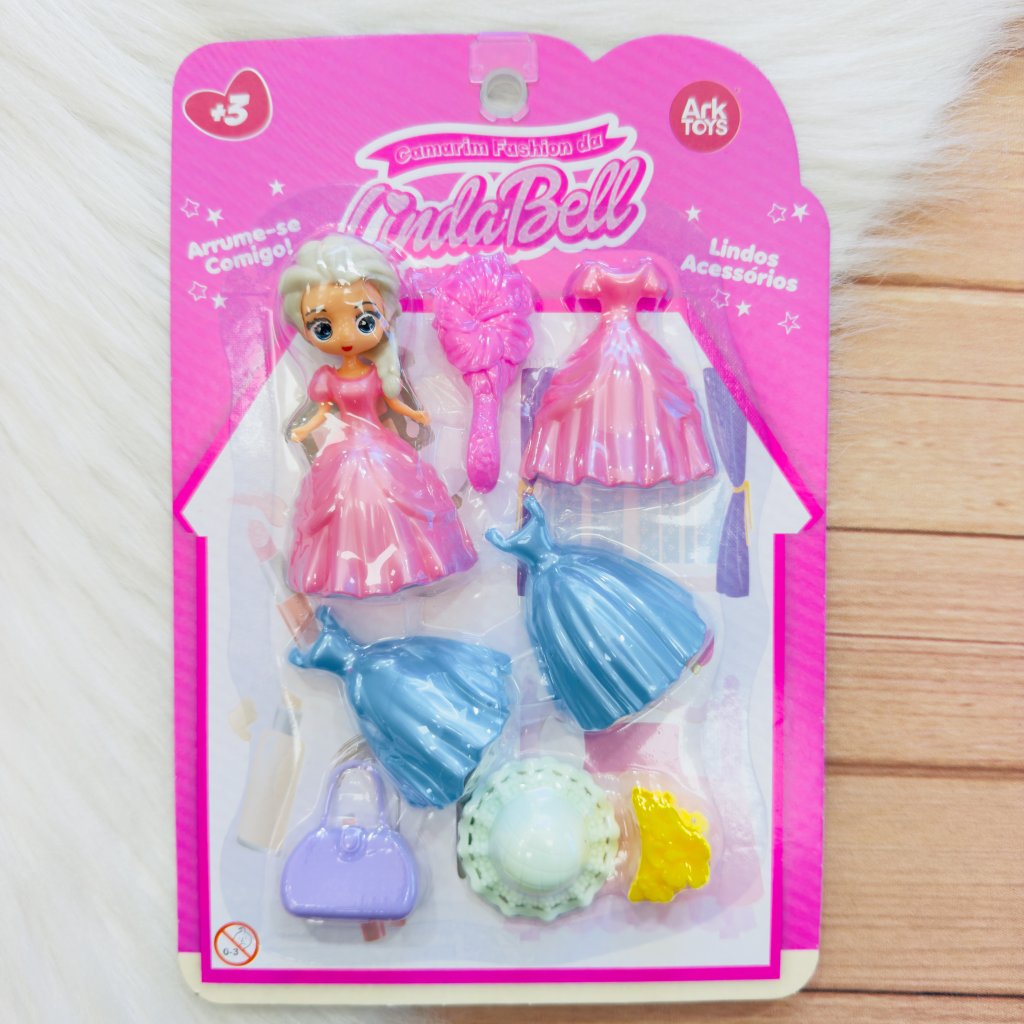 Boneca Princesa Acessórios 