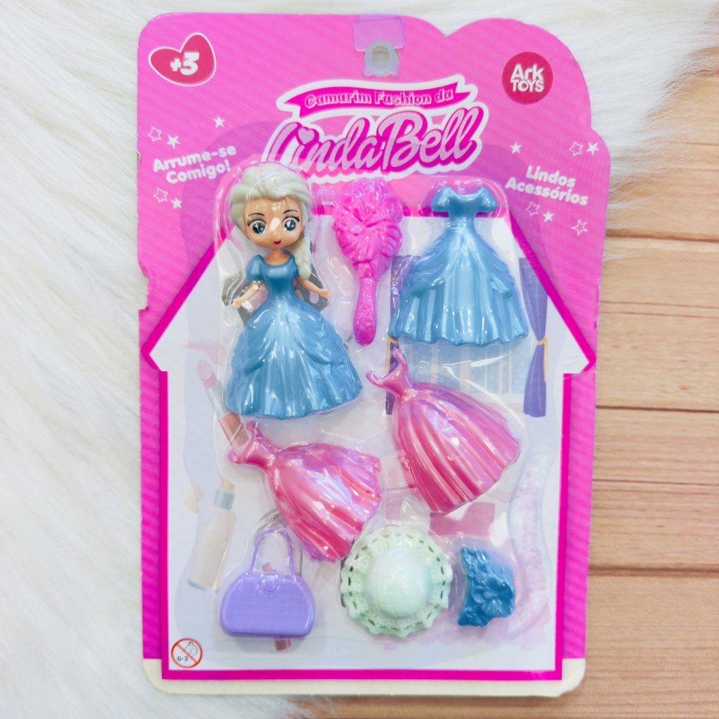 Boneca Princesa Acessórios 