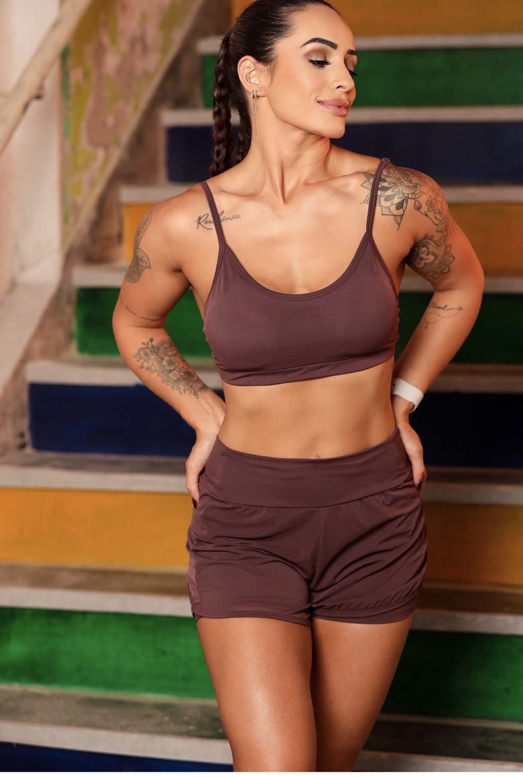 Conjunto Fitness Tule P