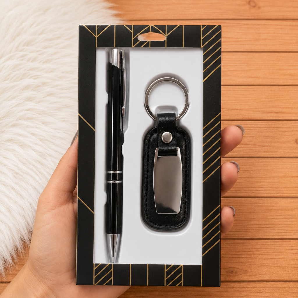 Kit Caneta + Chaveiro 
