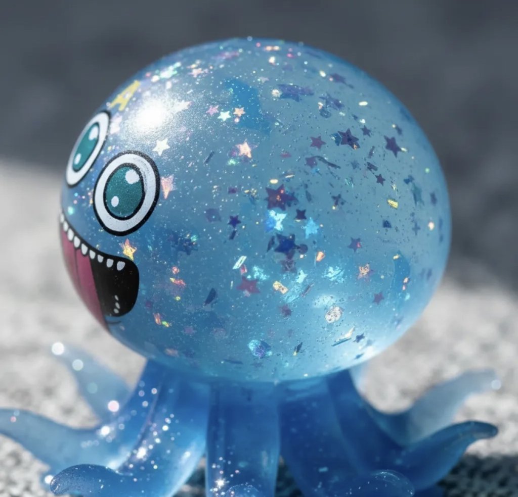 Squishy Polvo Divertido Gel Antistress C Ventosas 