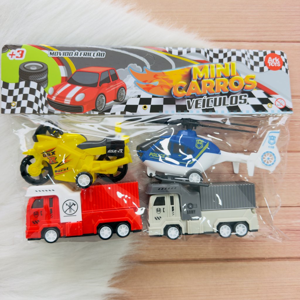 Kit Veículos Fricção 