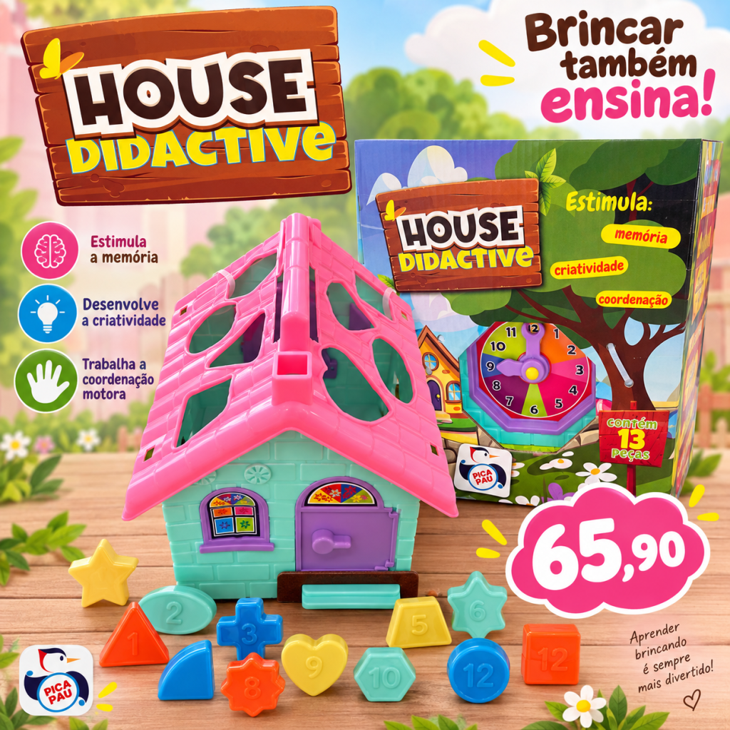 Casinha Didática 