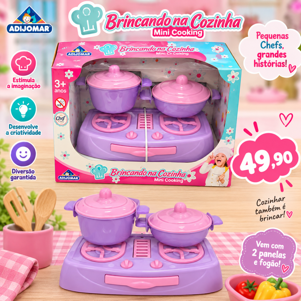 Kit Mini Fogão 