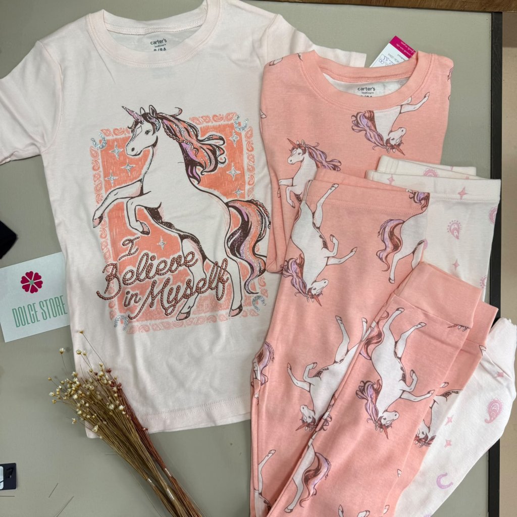 kit 4 peças pijama carter´s
