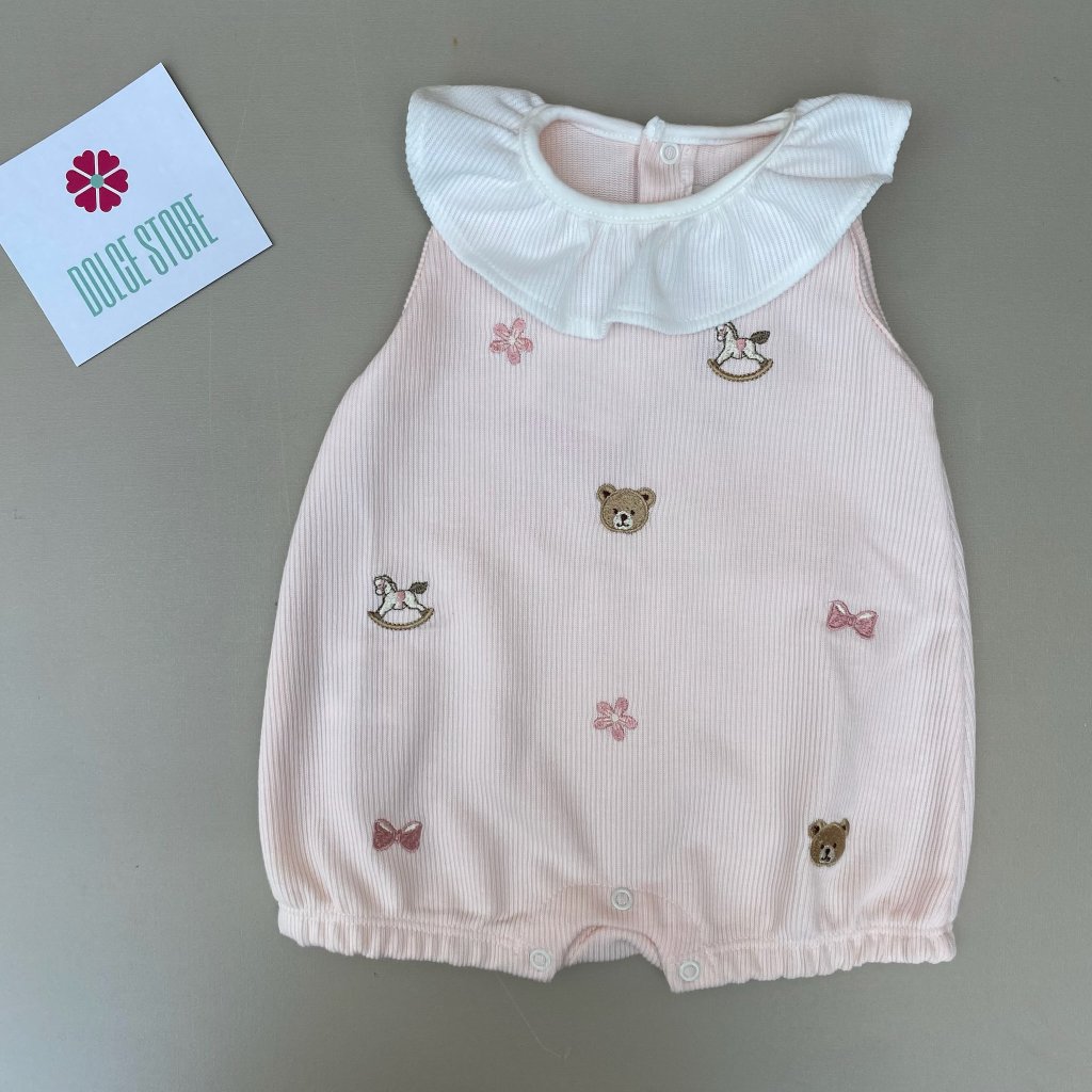 Romper cavado com gola - Mini & Co
