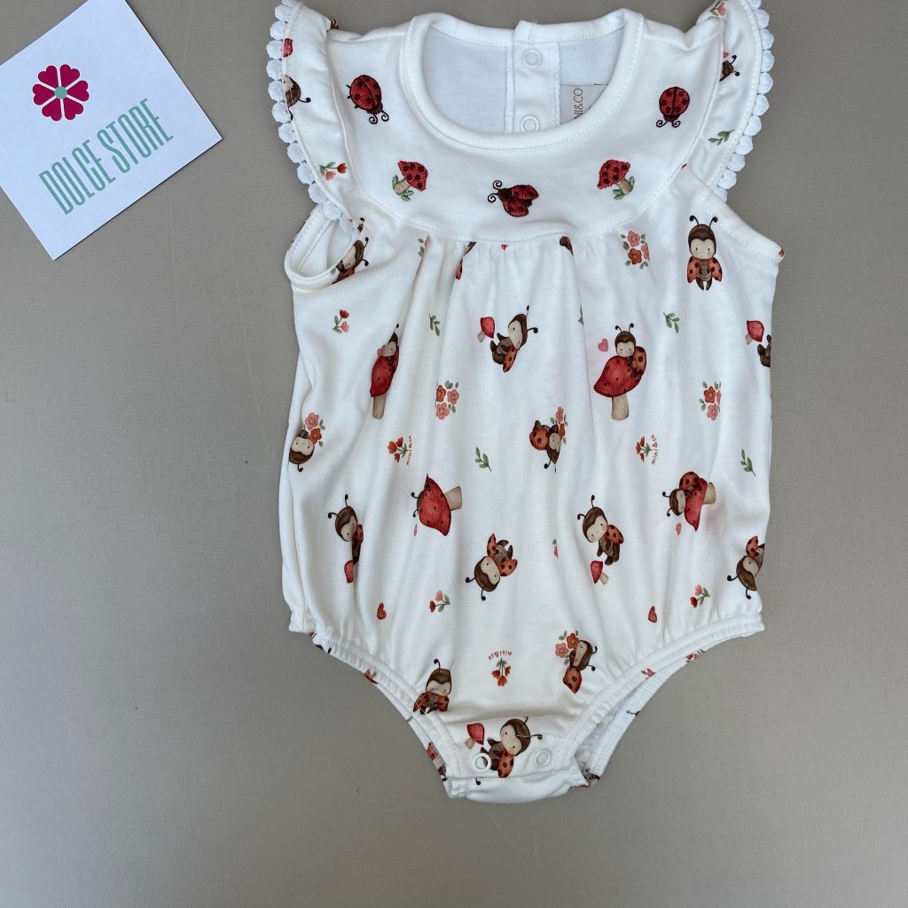 Romper joaninha - Mini & Co 