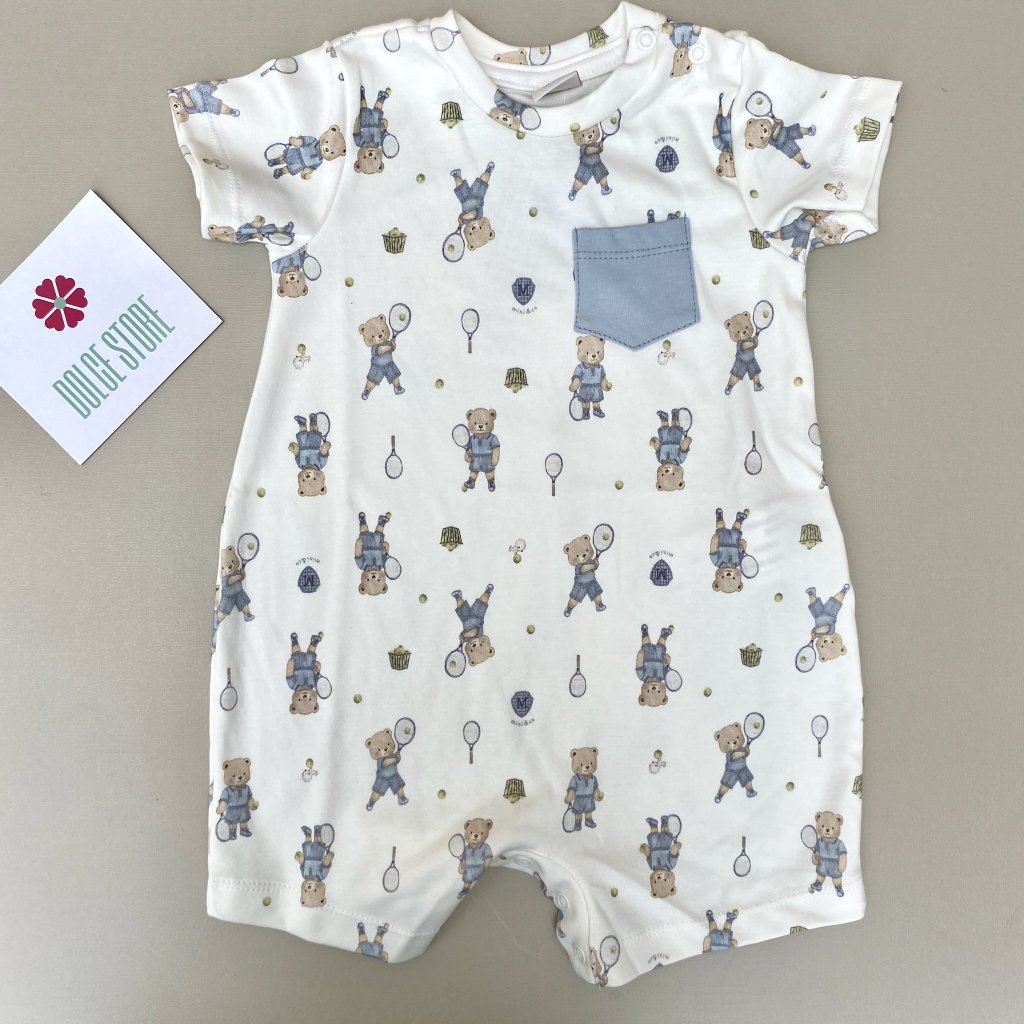 Romper urso tenista - Mini & Co