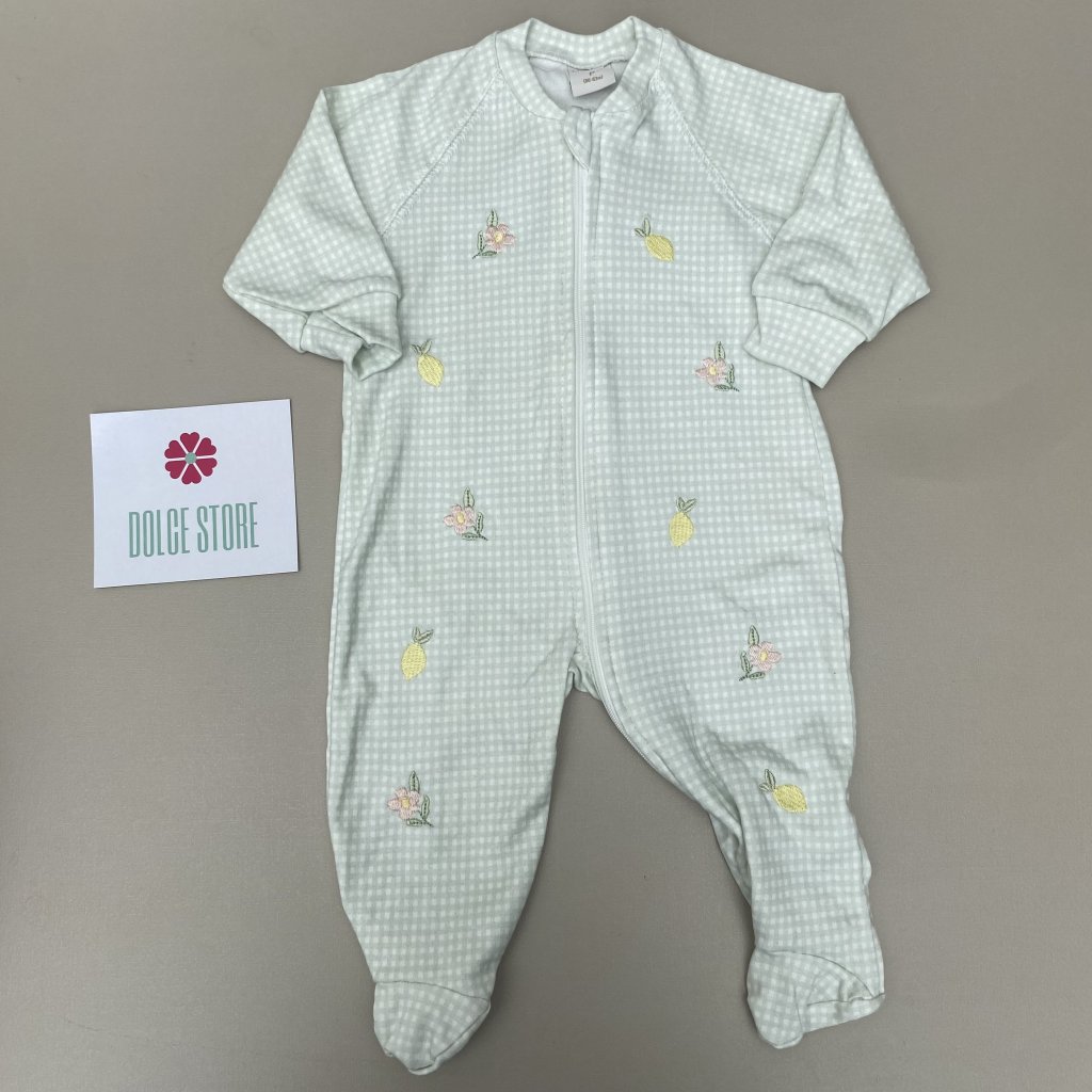 Macacão limãozinho floral MINI & CO