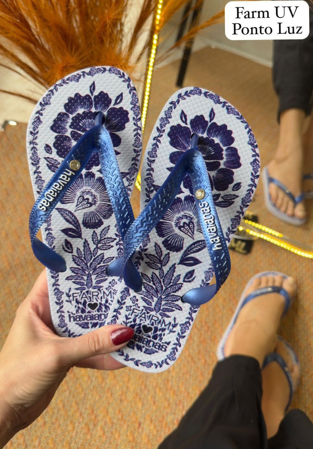 HAVAIANA FARM COM PONTO DE LUZ