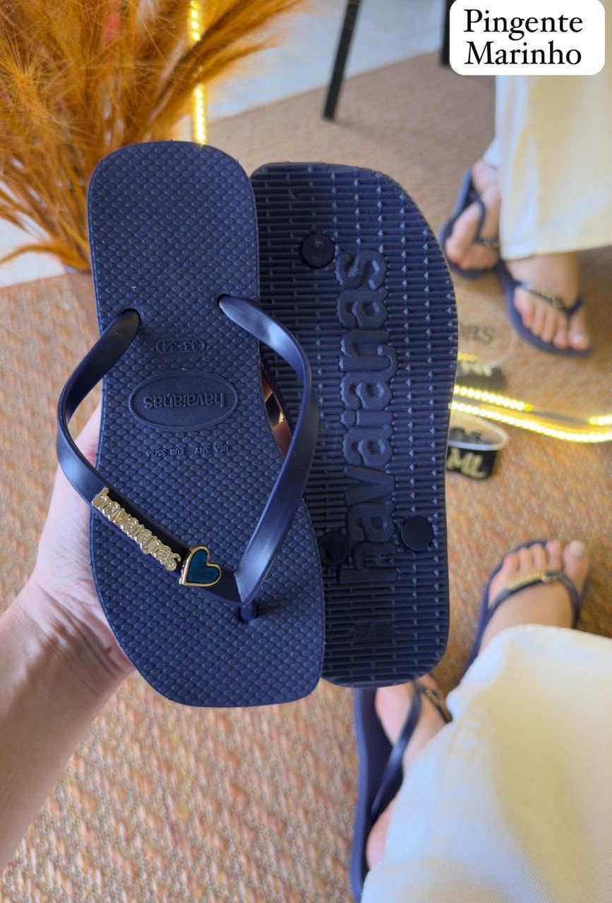 havaiana ping coração