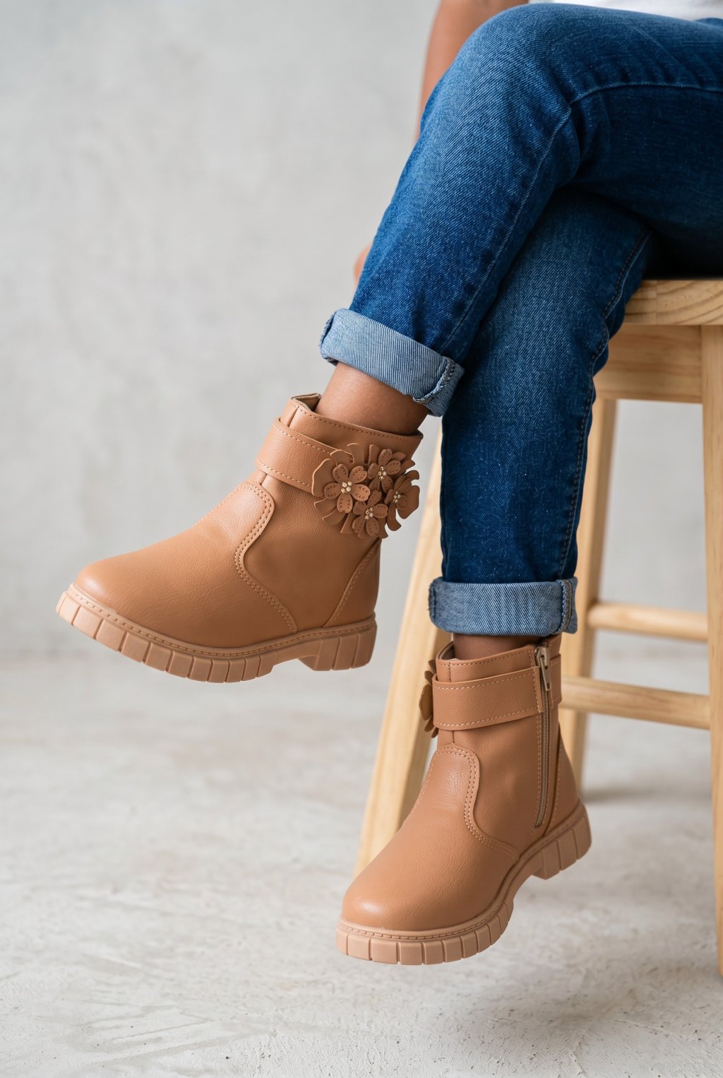 Bota Infantil Flor
