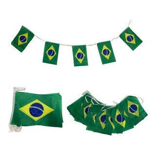 BANDEIROLAS DO BRASIL DE PLASTICO 90X19X30CM REF: 224