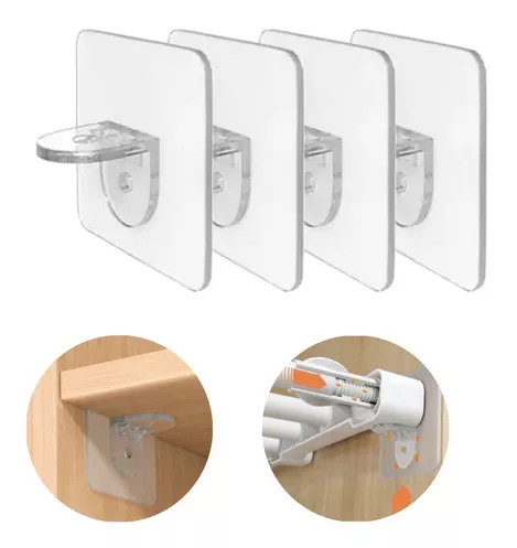 SUPORTE ADESIVO PARA PRATELEIRA RF:3641