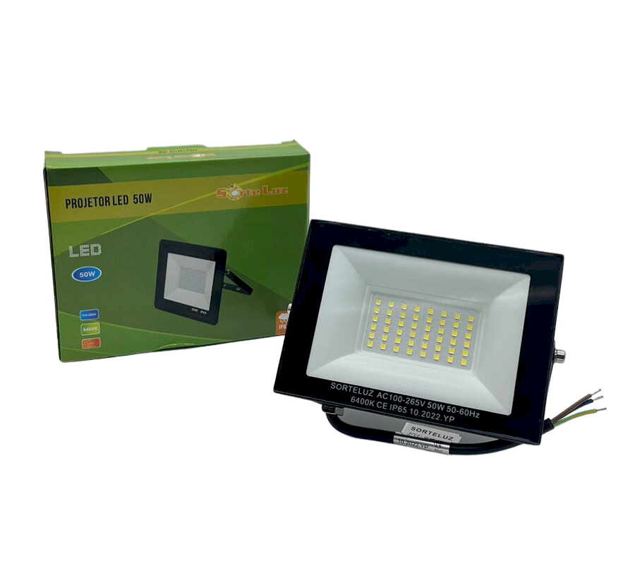 PROJETOR COM LED 50W 6400K RF:20102