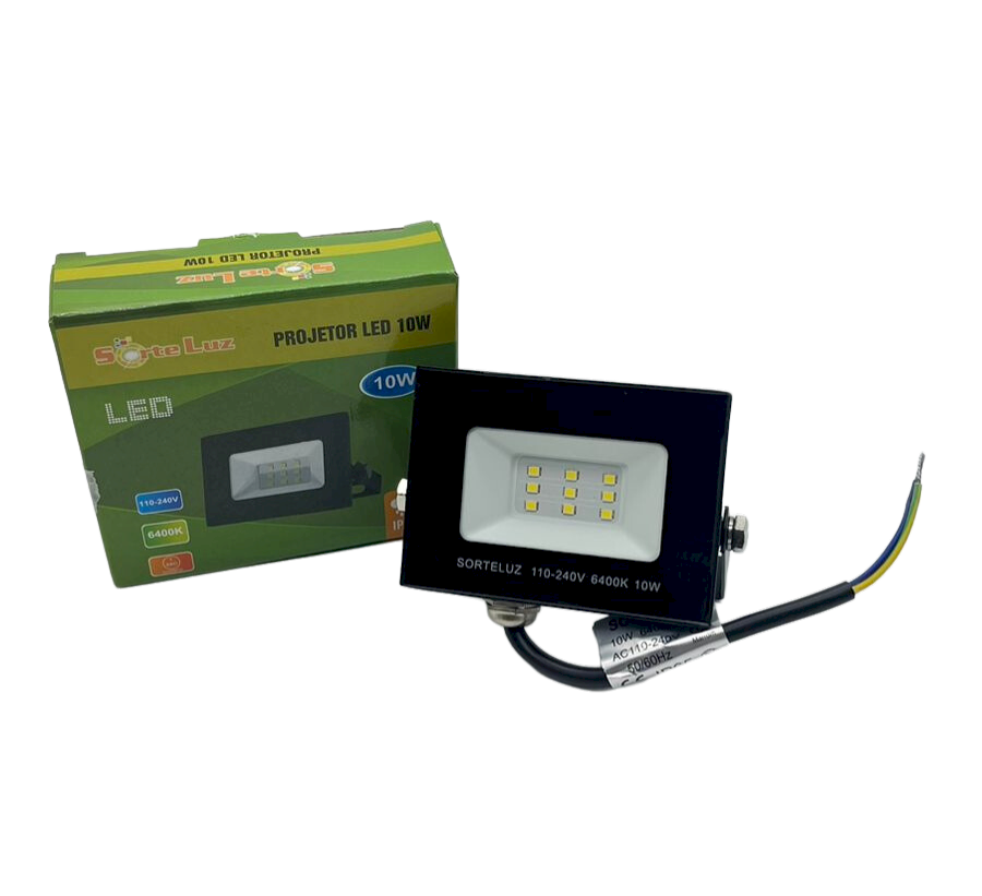 PROJETOR COM LED 10W 6400K RF:20091