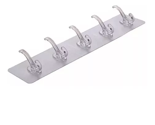 GANCHO AUTOADESIVO COM 6 GANCHOS REF: 6265