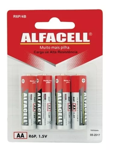 PILHA ALFACELL AA REF: R6P4B