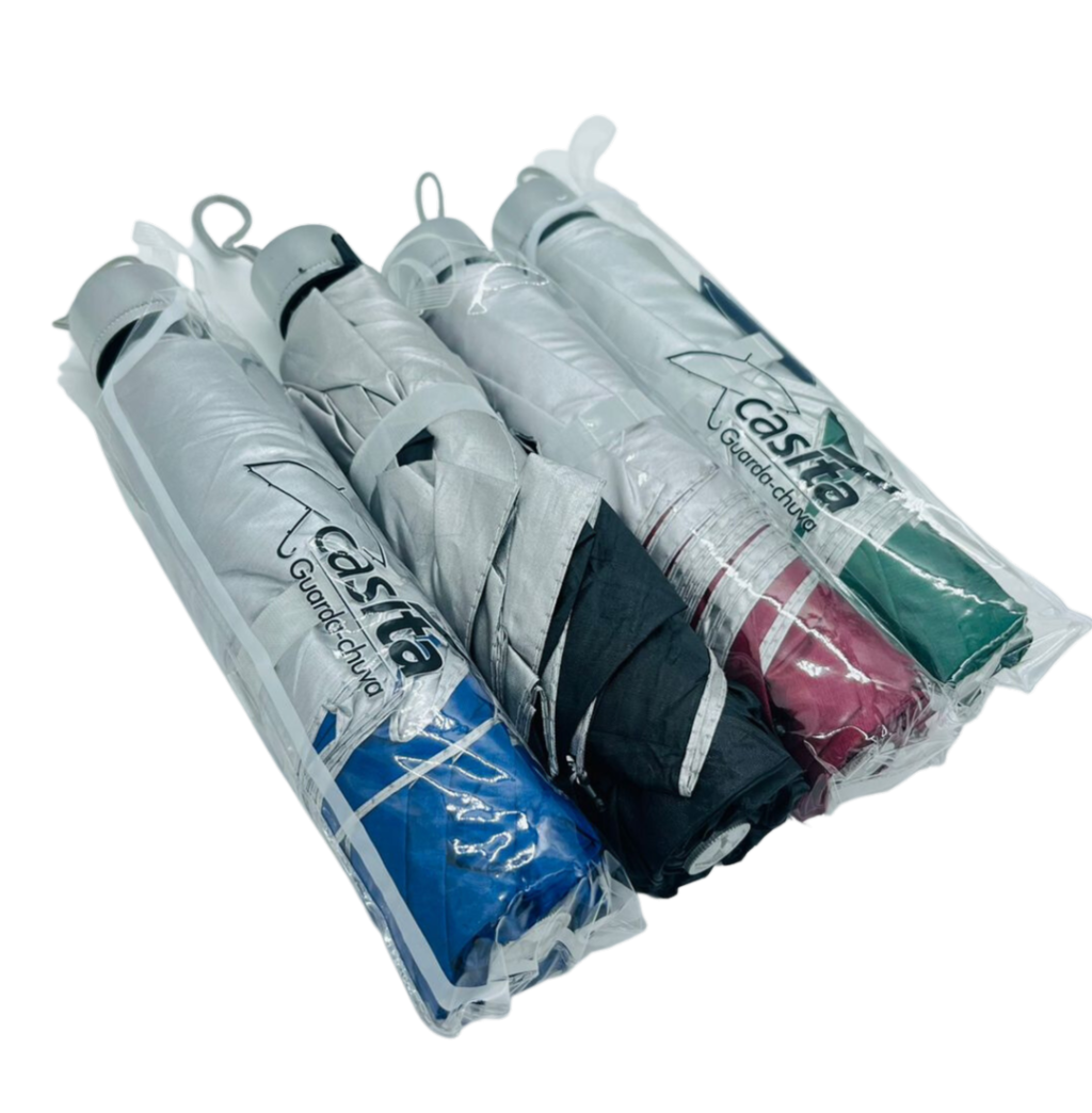 GUARDA CHUVA SOMBRINHA MANUAL EM POLIESTER 94CM REF: CA50016