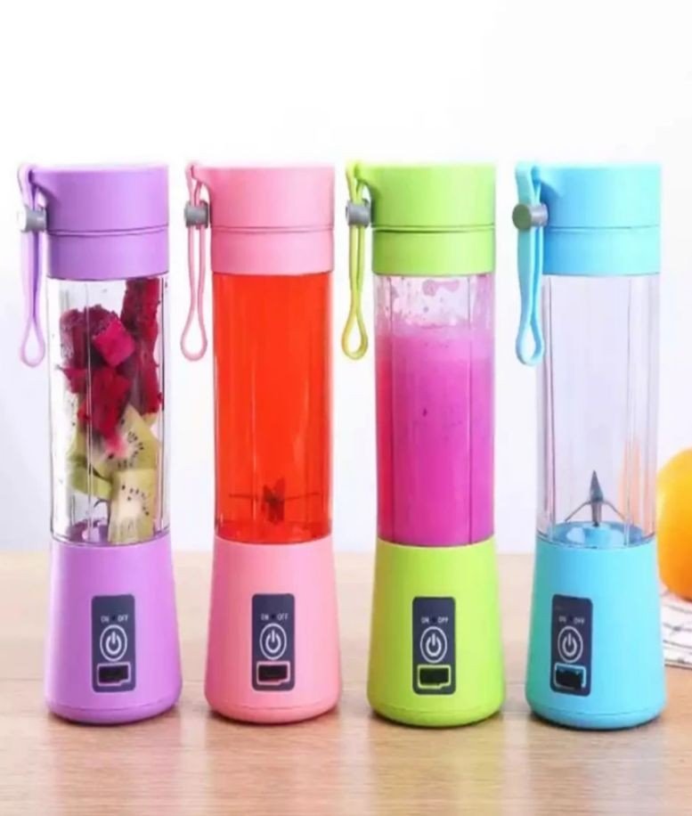 MINI LIQUIDIFICADOR PORTATIL RECREGAVEL UDB COPO 380ML 4 LAMINAS REF: BM-F911B