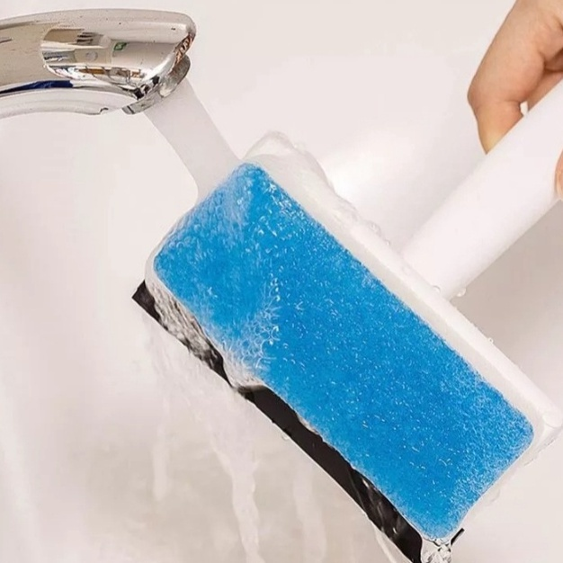 RODO 2 EM 1 PLASTICO ESPONJA BORRACHA 18CM X 11,6CM X 3,8CM REF: CK5771