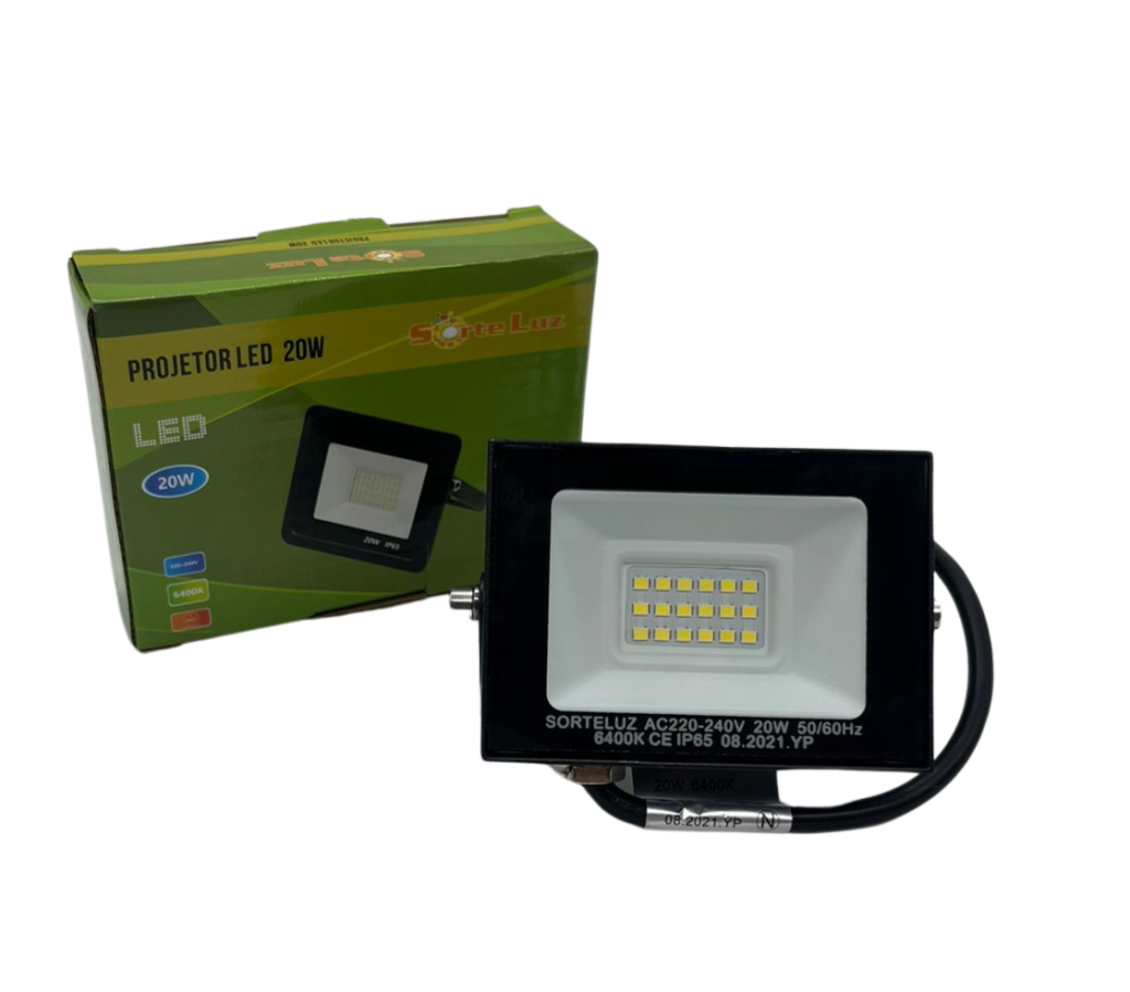 PROJETOR COM LED 20W 6400K REF: 20604
