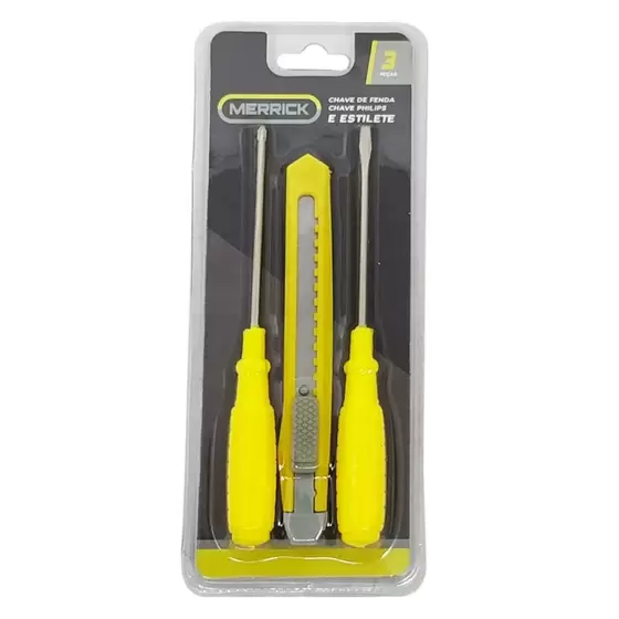 CHAVE DE FENDA KIT 3PÇS REF:1011