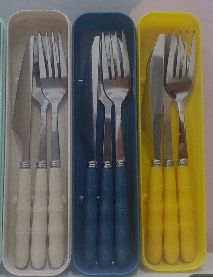 JOGO DE TALHER COM 3 PCS REF: HU89012