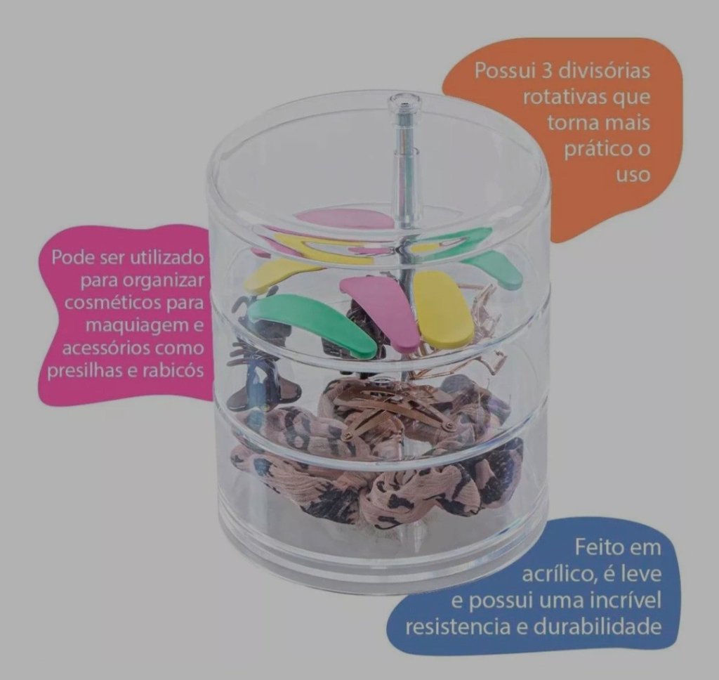 PORTA JOIAS ROTATIVA REF: 18476