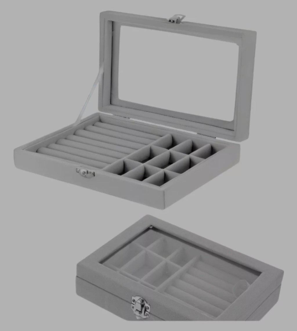 PORTA JOIAS DE VELUDO 20CMX15CMX5CM REF: CB4433