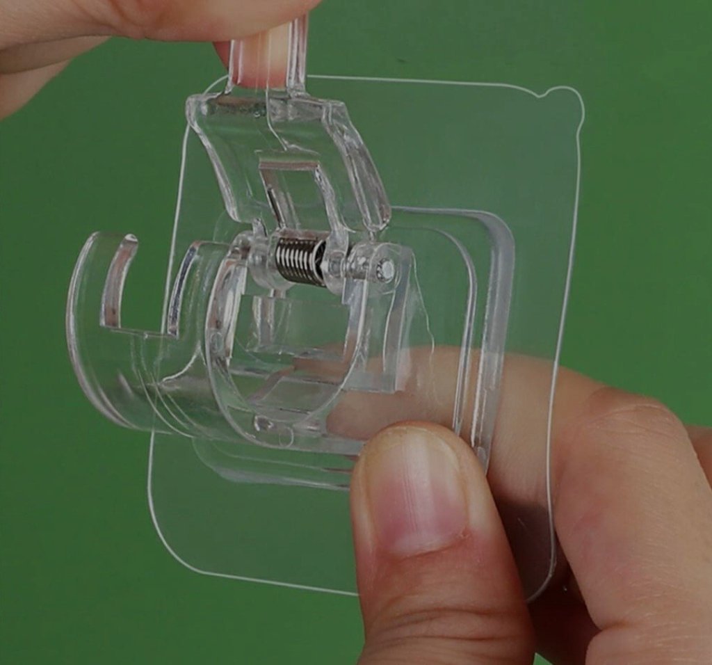 GANCHO ADESIVO DE PLASTICO C 2PC 1KG REF: 5100