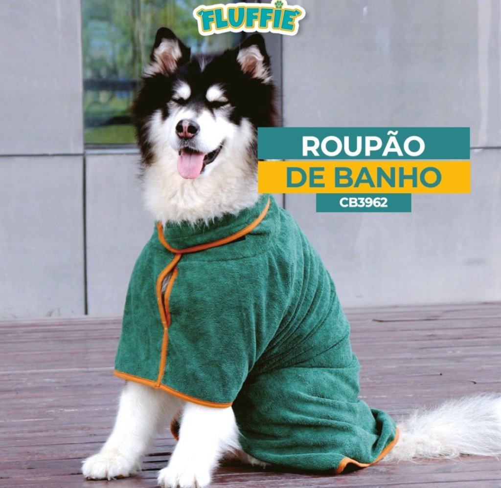 ROUPAO BANHO P PET DACRON REF: 6058