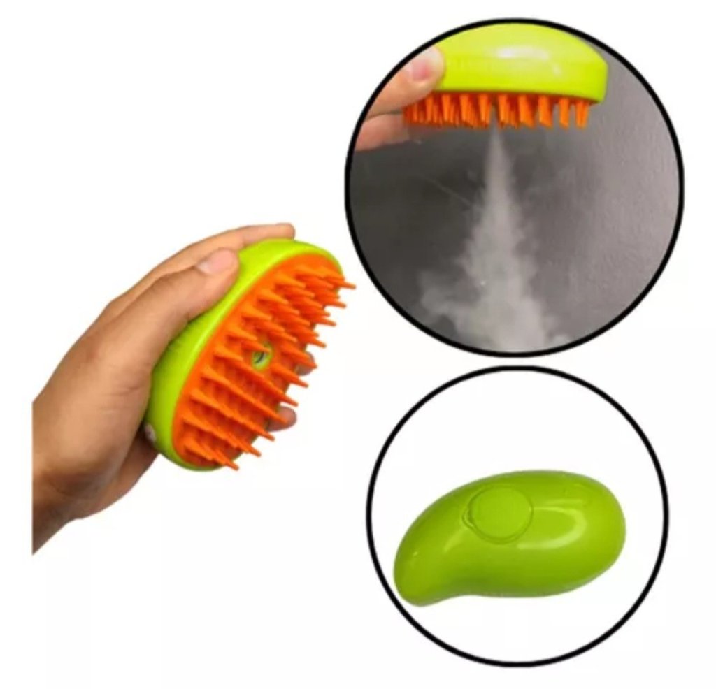 ESCOVA ELETRICA PARA PETS USB REF: PT-2680