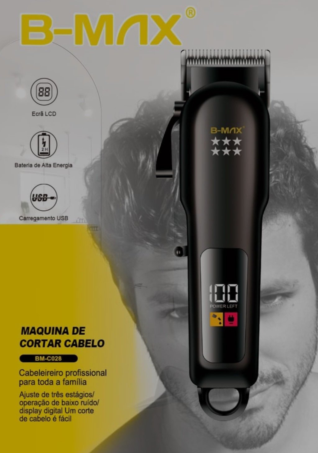 MAQUINA DE CORTAR CABELO REF: BM-C028