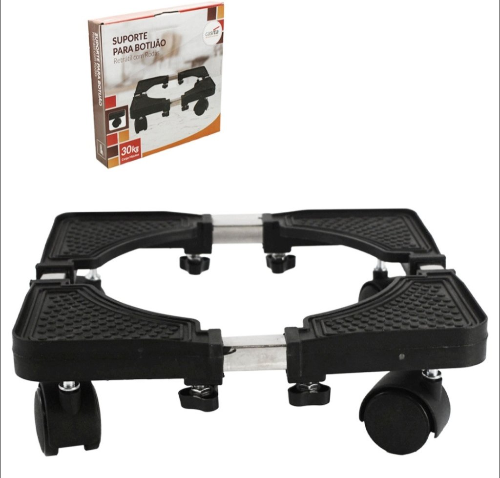 SUPORTE PARA BOTIJÃO RETRATIL COM RODAS REF: 6422