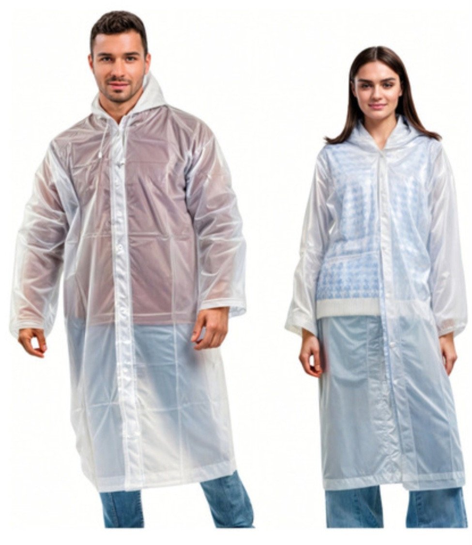 CAPA DE CHUVA EM MATERIAL PLASTICO REF: LX323