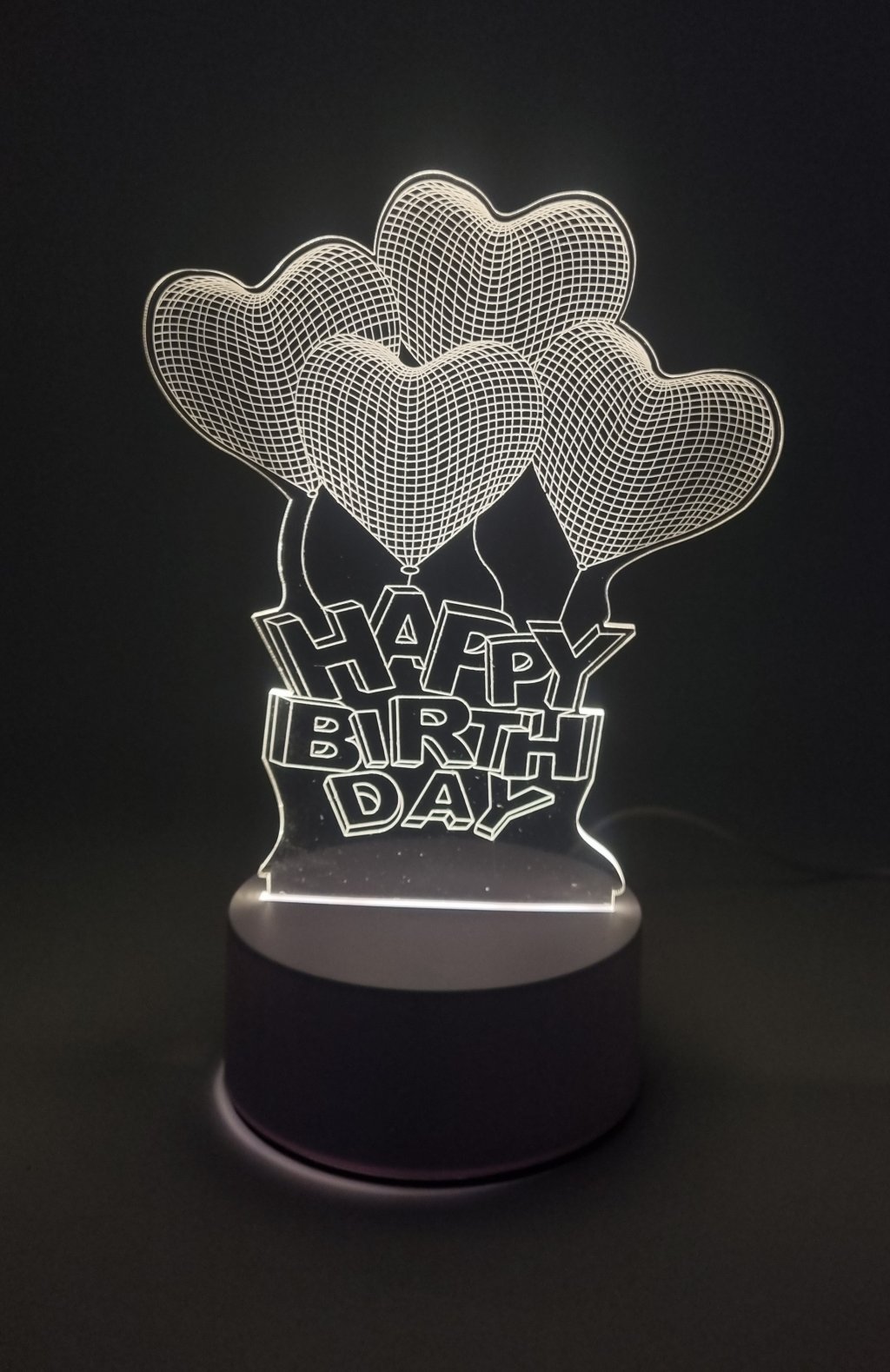 LOUSA LUMINARIA USB ACRILICO REF: 3004