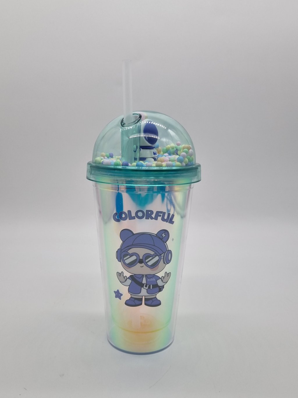 COPO PLASTICO COM LUZ 450ML REF: 6662