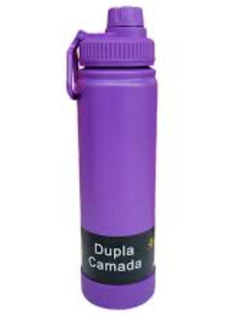 GARRAFA ISOTERMICA 750ML COM BASE DE SILICONE REF: 6655 