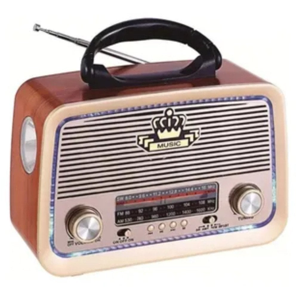 RADIO VINTAGE LANTERNA USB/SD/TF REF: BM-S3199